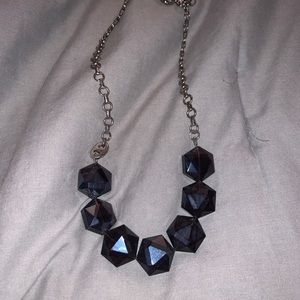 Purple/Blue Stone Chocker Necklace